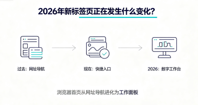 2026年新标签页正在发生什么变化？从网址导航到数字工作台